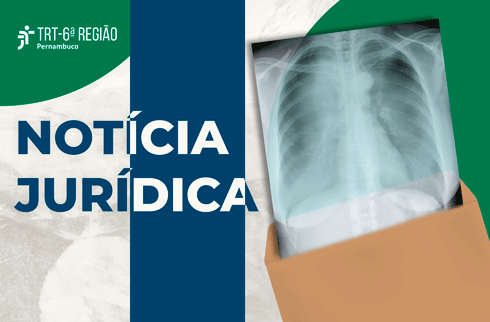 Imagem com os dizeres Notícia Jurídica e uma radiografia dentro de um envelope