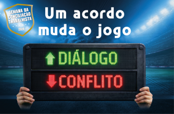 Card da Semana Nacional da Conciliação Trabalhista 2026