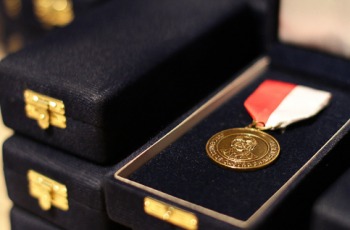 Foto de uma medalha