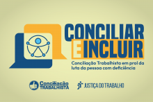 Arte da campanha "Concliliar e Incluir" 2024