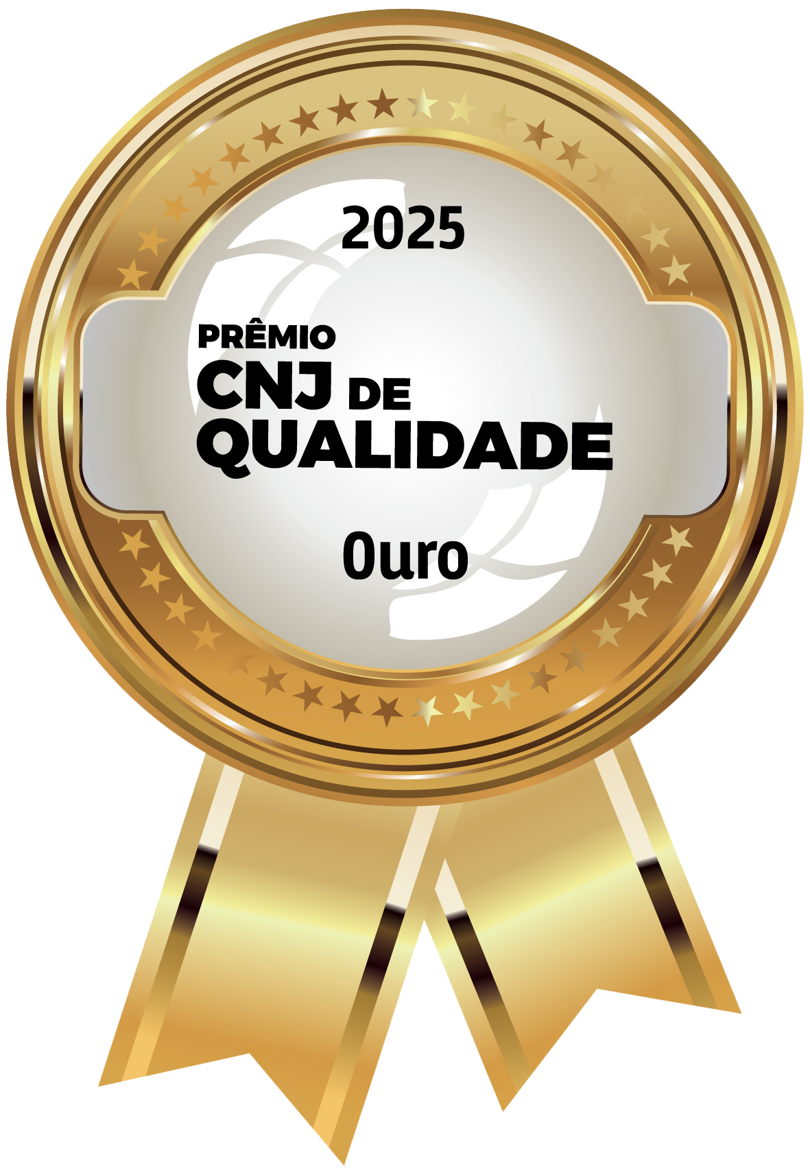 Selo Ouro recebido pelo TRT6 em 2025 - versão mobile