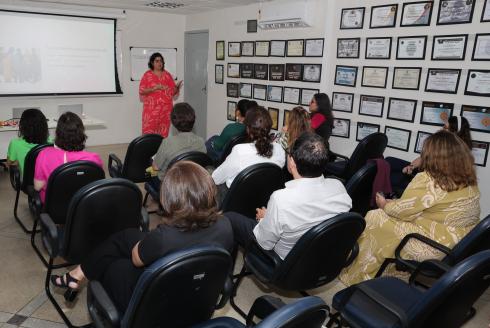 Foto da oficina focada no “Letramento em Diversidade”
