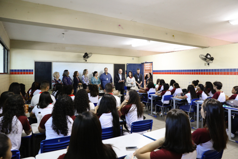 Fotografia de sala de aula