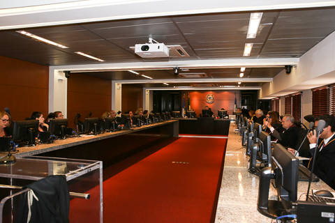 Fotografia da Sala de sessões do Pleno