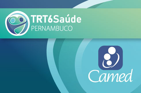 Símbolo da Camed e do TRT6 Saúde