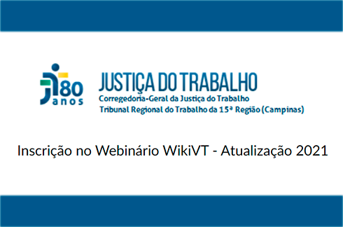 Webinário de lançamento da Plataforma WikiVT