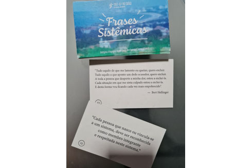 Cartões com frases sistêmicas