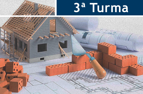 Ilustração representando a construção de uma casa