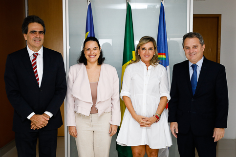 retrato dos magistrados Ruy Salathiel, Wiviane Oliveira, Maria Clara Saboya e Eduardo Pugliesi