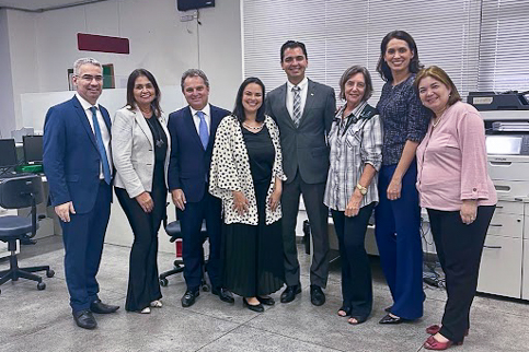 Foto dos participantes do encontro