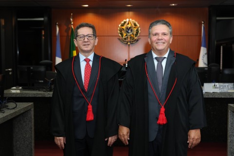 retrato dos desembargadores Edmilson Alves e Fernando Cabral