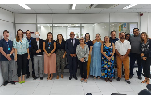 Foto das equipes da 4ª VT de Jaboatão e da Corregedoria