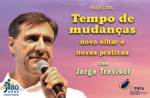 Retrato do palestrante Jorge Trevisol.
