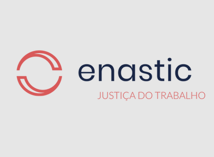 Marca da Enatec em fundo cinza