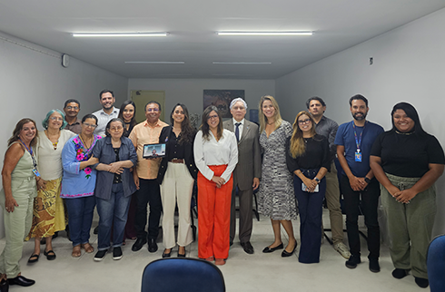 Foto de participantes do a 1ª reunião ordinária do Comitê Interinstitucional de Enfrentamento ao Tráfico de Pessoas