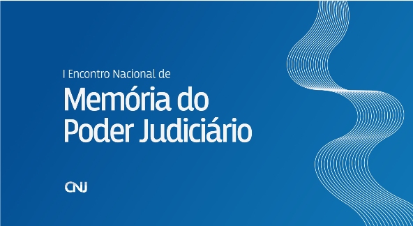 Fundo azul com nomes brancos I Encontro Nacional da Memória