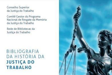 Foto da deusa da Justiça e texto Biografia da Justiça do Trabalho