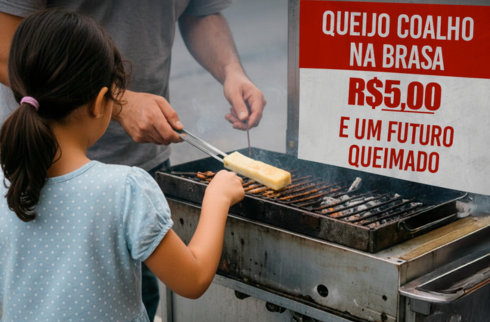  "Queijo na brasa R$ 5 e um futuro queimado"