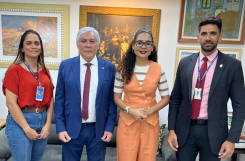 Foto de quem participou da reunião no período da manhã