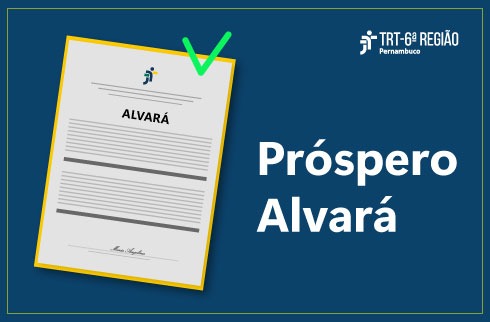  'alvará. Ao lado, a inscrição 'Próspero Alvará'