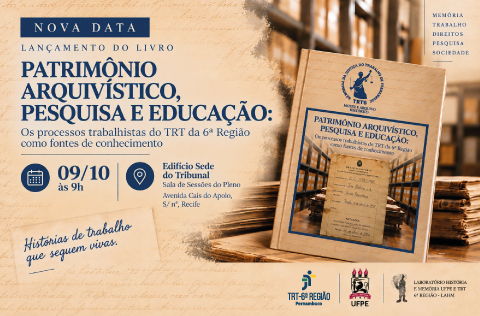 Imagem com as informações sobre o evento