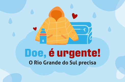  'Doe. é urgente. O RS precisa.&quot;