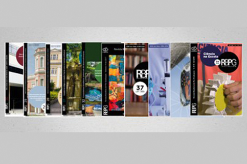 Cerca de dez edições da revistas emparelhadas