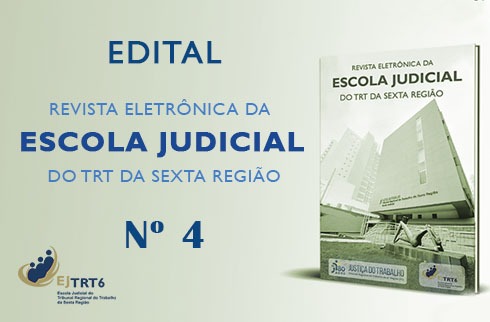  Edital da REVISTA ELETRÔNICA do TRT6