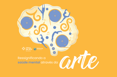 Imagens de expressões de arte e o nome do evento