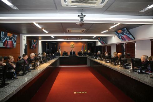 Fotografia do Tribunal Pleno 
