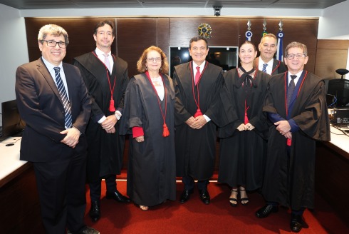 Foto dos participantes da sessão da 4ª turma de julgamento de 23 de julho de 2026