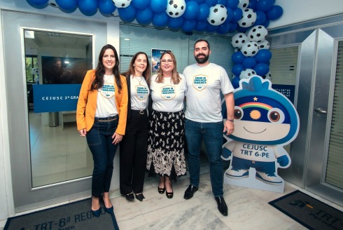 Foto de equipe de Conciliação do TRT-6
