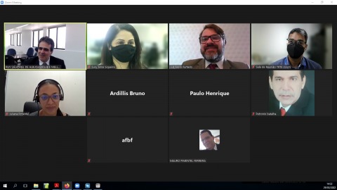 Pessoas em videoconferência