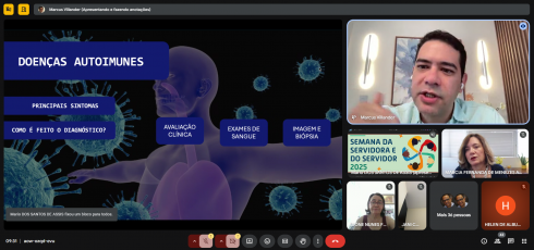 Palestra virtual sobre doenças autoimunes durante a Semana da Servidora e do Servidor do TRT-6.
