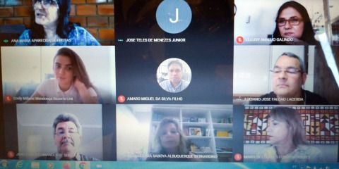 Pessoas em videoconferência