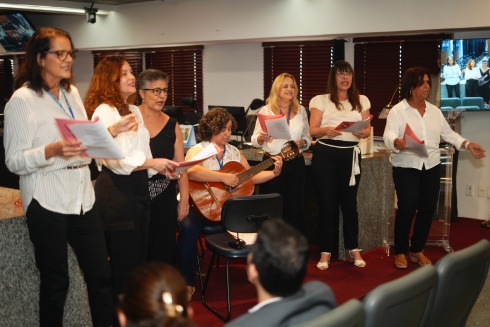Foto do ciclo de palestras em comemoração ao Dia Internacional do Idoso no TRT-6