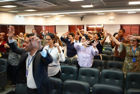 Foto do ciclo de palestras em comemoração ao Dia Internacional do Idoso no TRT-6