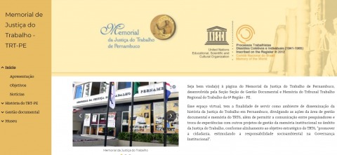 Site do Memorial Digital