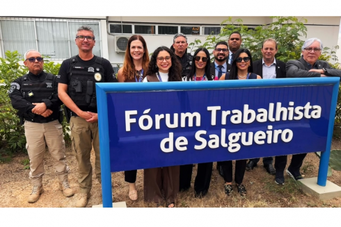 Foto da correição na Vara do Trabalho de Salgueiro