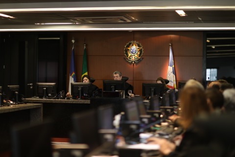 Fotografia de sessão do Tribunal Pleno