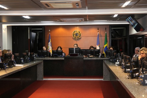 fotografia da sessão do Tribunal Pleno