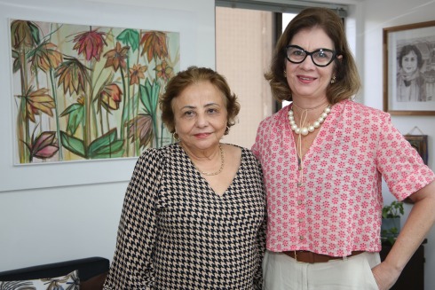 retrato das magistradas Carmen Vieira e Cristina Callou