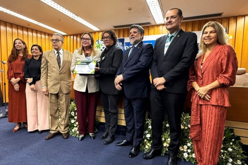 Foto da premiação do TRT-6 durante a 3ª Conaproc