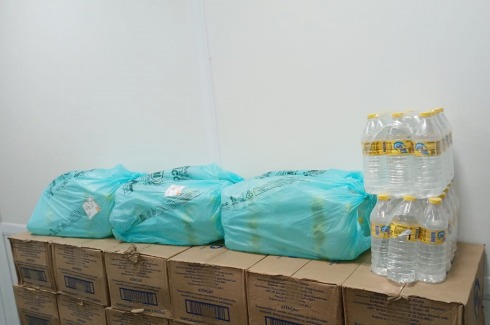 ​Foto dos itens arrecadados para o 3º Pop Rua Jud 2026​