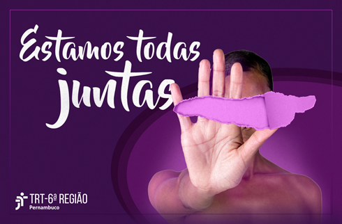 arte mulher com mão estendida em sinal de pare em frente ao rosto