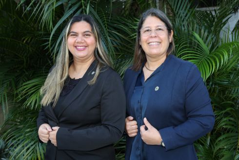 foto duas mulheres agentes da polícia judicial do trt6