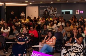 Foto do público da Oficina Maré Segura 2025