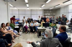 Foto das equipes da Corregedoria do TRT-6 e das equipes trabalhistas de Caruaru