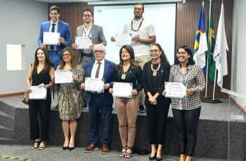 Foto da posse do corregedor do TRT-6 no COETRAE-PE