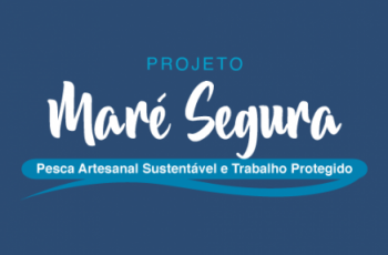 Card em fundo azul do projeto Maré Segura